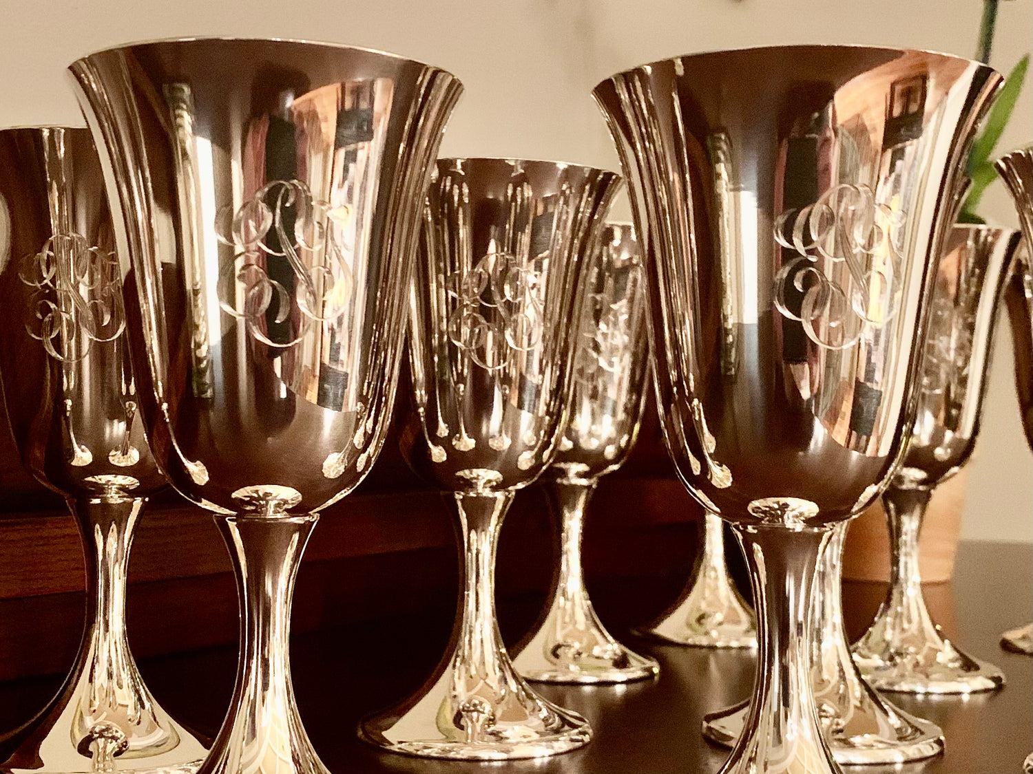 Engravable Sterling Silver Julep Cups, Goblets and other Housewares