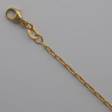 14K Yellow Gold Open Link Chain