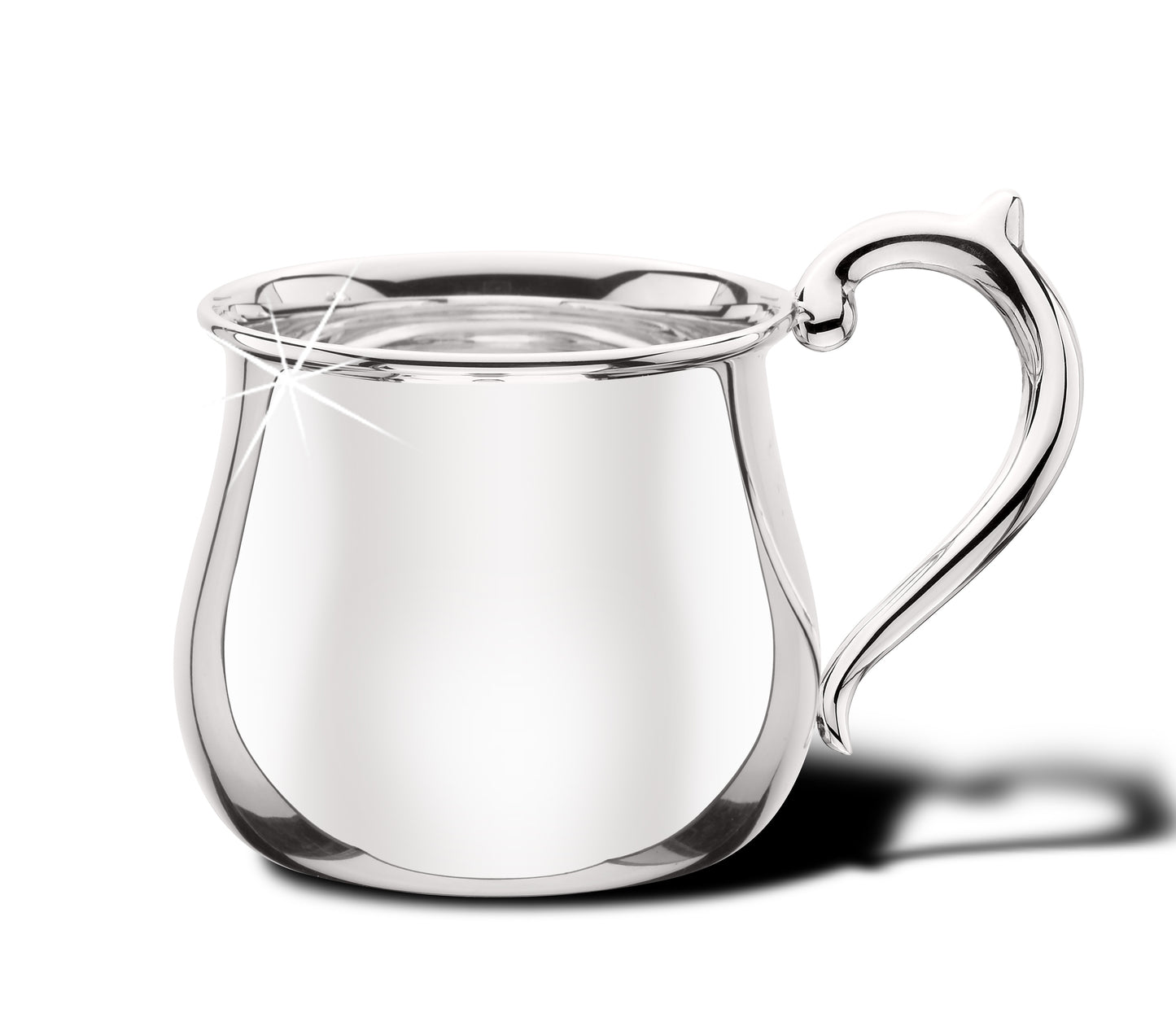 Sterling Silver Pot Belly Baby Cup